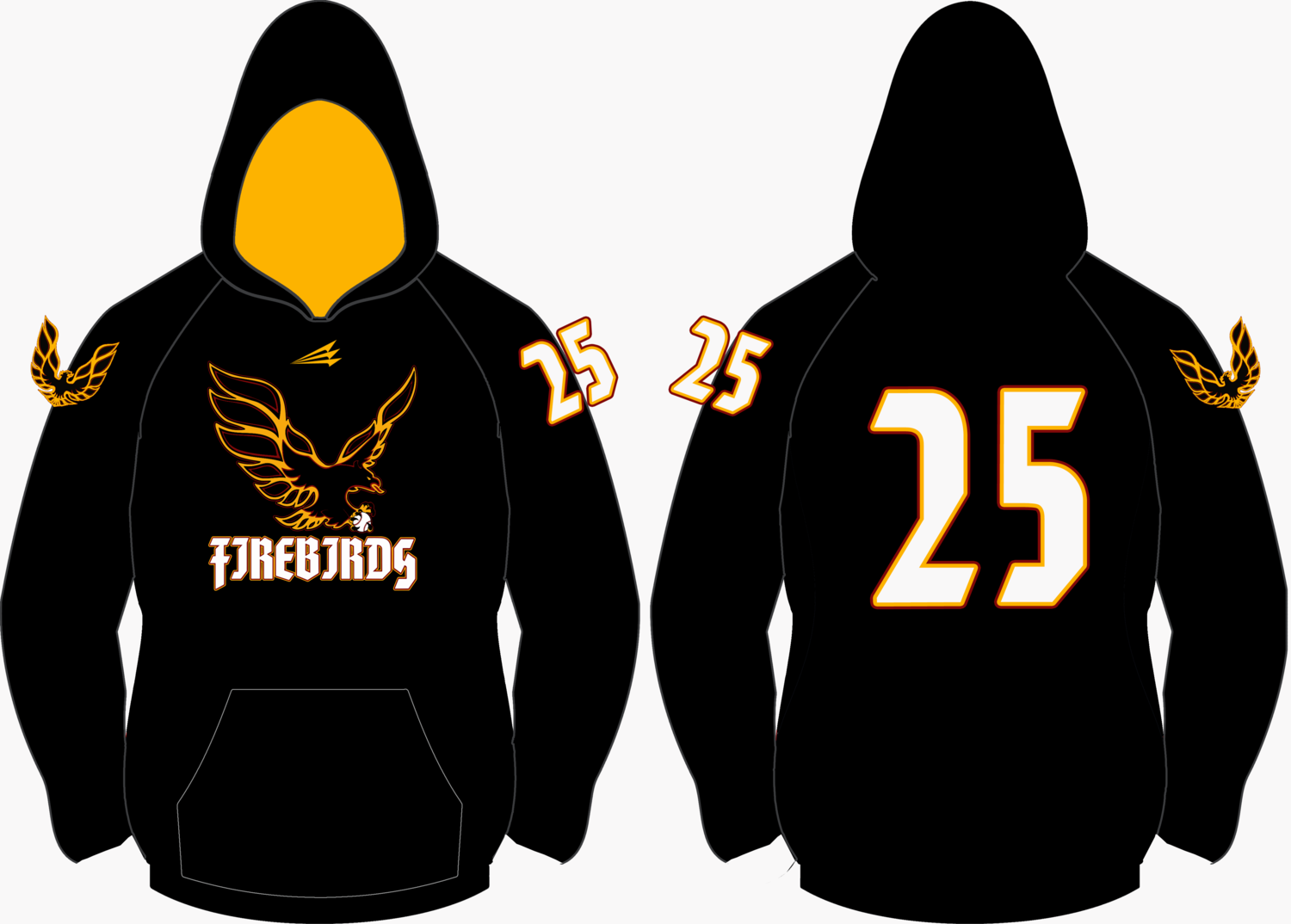 Rocky Mountain Firebirds Custom Vulcan Hoodie #VH6