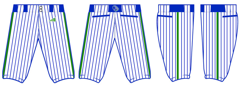 Bluegrass Yard Goats Custom Knicker Baseball Pant #BP5D