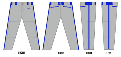 Carlisle Royals Custom Relaxed Baseball Pant #BP3