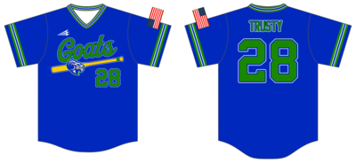 Bluegrass Yard Goats Custom HexaFlex Baseball Jersey #J9B