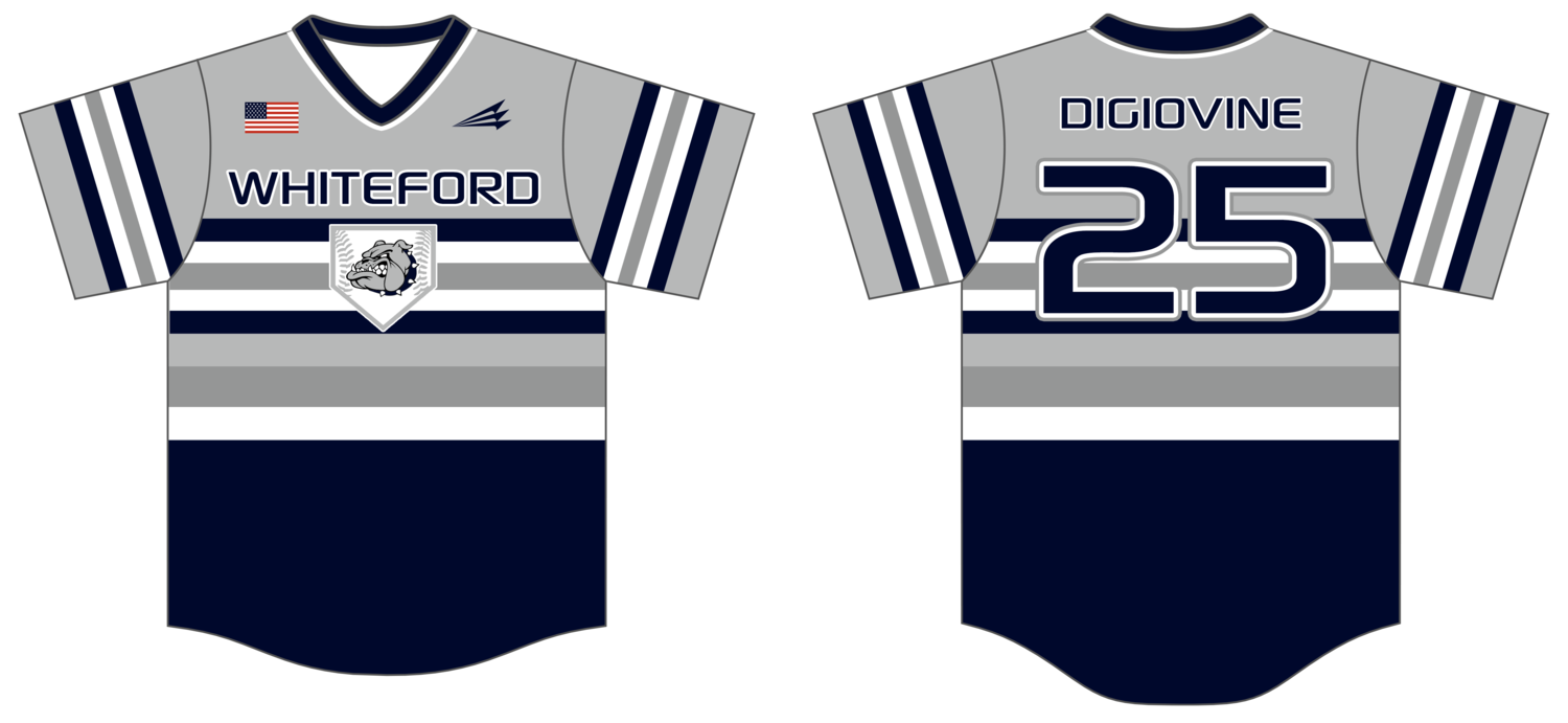 Whiteford Bulldogs Custom Hexaflex Baseball Jersey #J1B