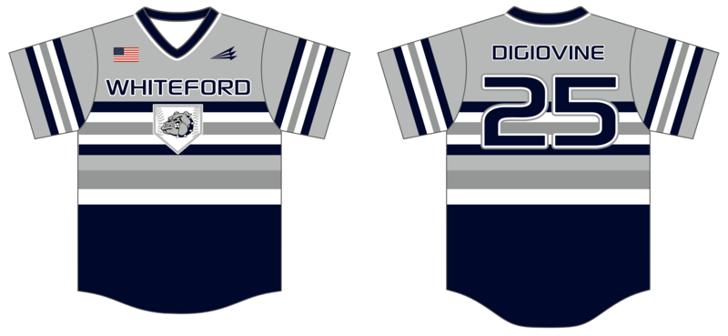 Whiteford Bulldogs Custom Hexaflex Baseball Jersey #J1B
