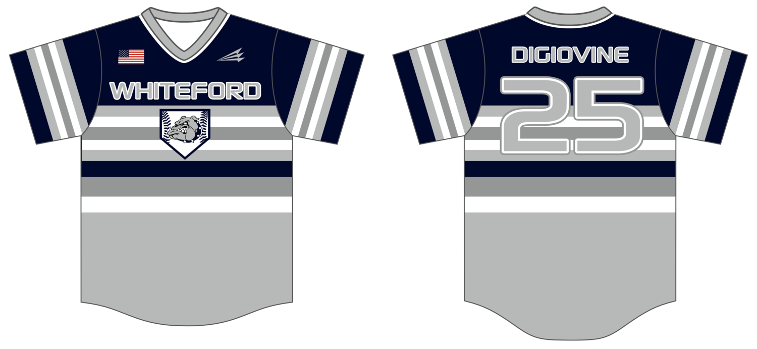 Whiteford Bulldogs Custom Hexaflex Baseball Jersey #J1C
