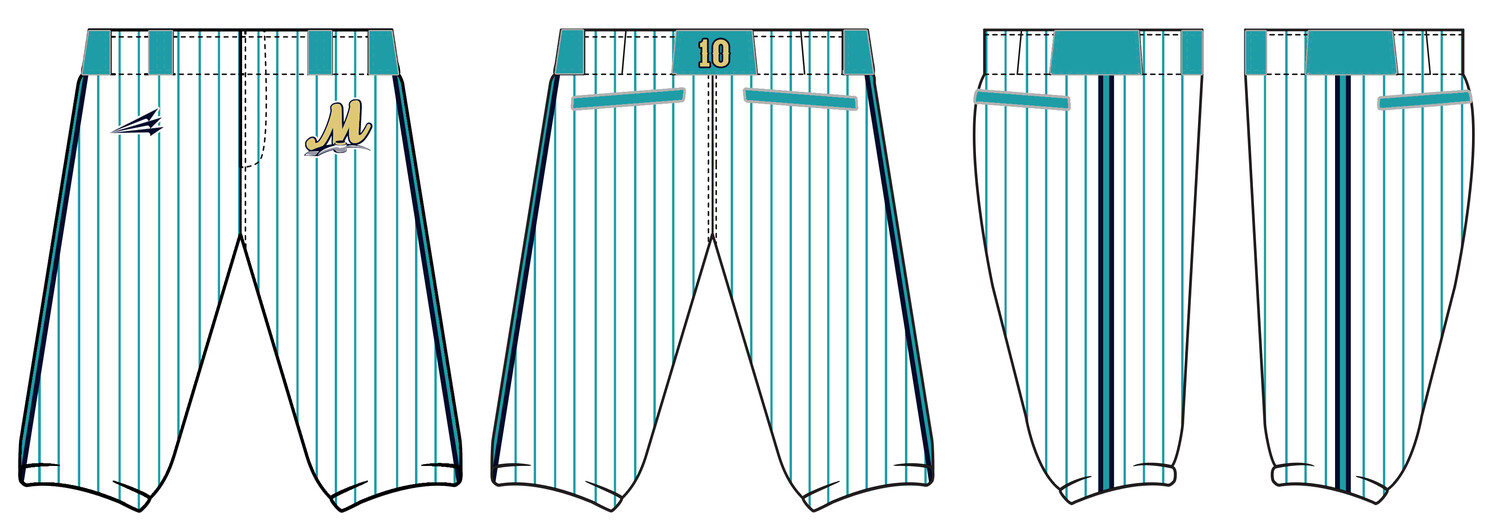 1 TEMPLATE Custom FIT Baseball Pant #BPX 