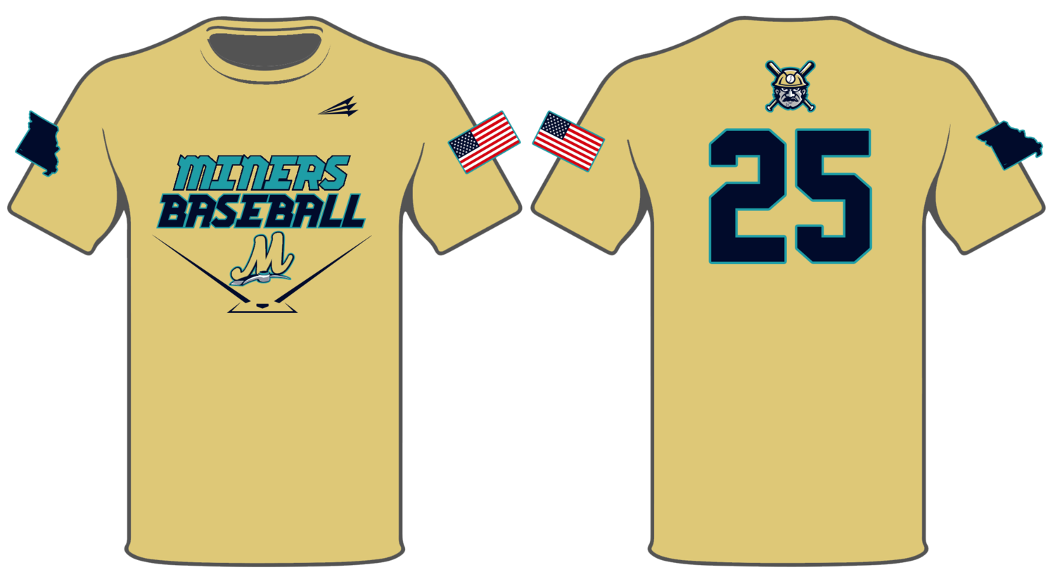 Missouri Miners Custom HyperTee #HT7C