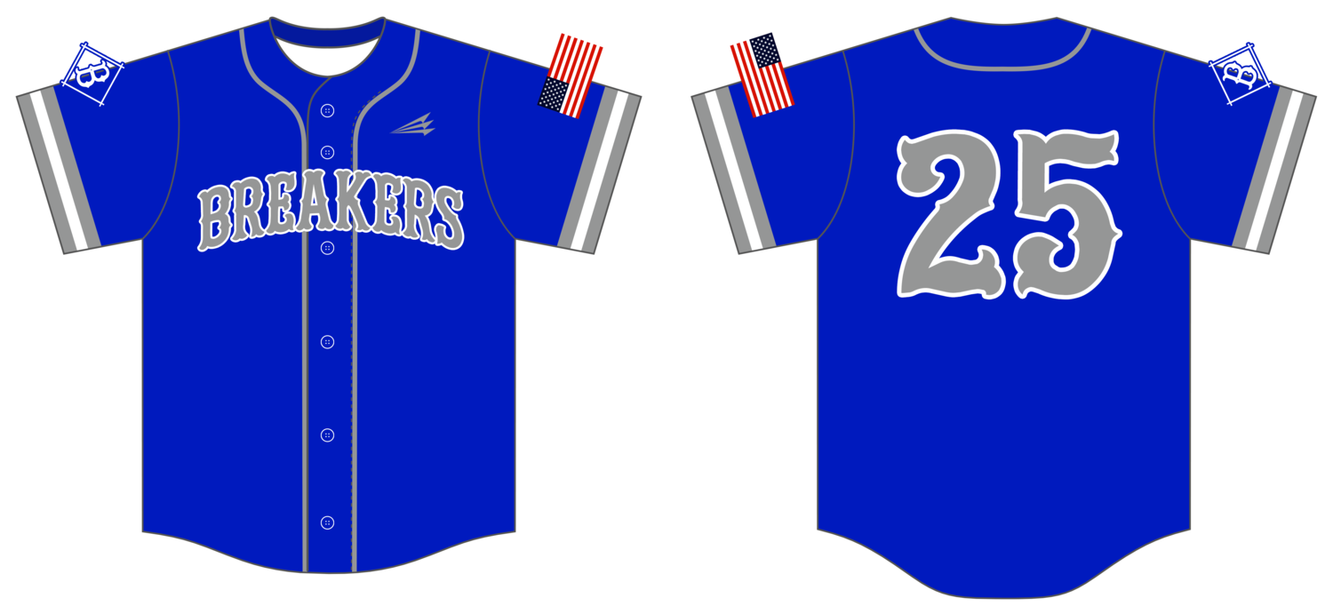TX Breakers Custom Hexaflex Baseball Jersey #J4C