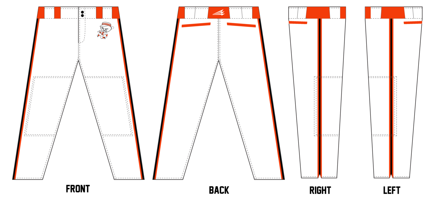 Cyclones (Treadway) Custom Relaxed Baseball Pant #BP4b