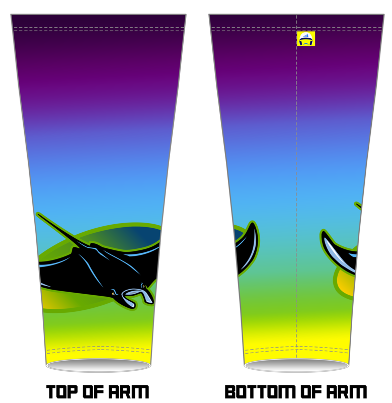 Newburgh Devil RaysCustom Arm Sleeve #AS1