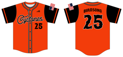 Cyclones (Treadway) Custom HexaFlex Baseball Jersey #J5