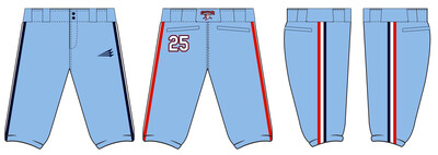 Central Ohio Cyclones Stacheman Elite Custom Knicker Baseball Pants #BP38H