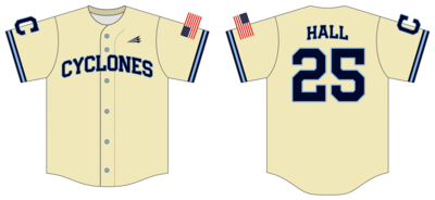 Central Ohio Cyclones Custom Hexaflex Baseball Jersey #J27C
