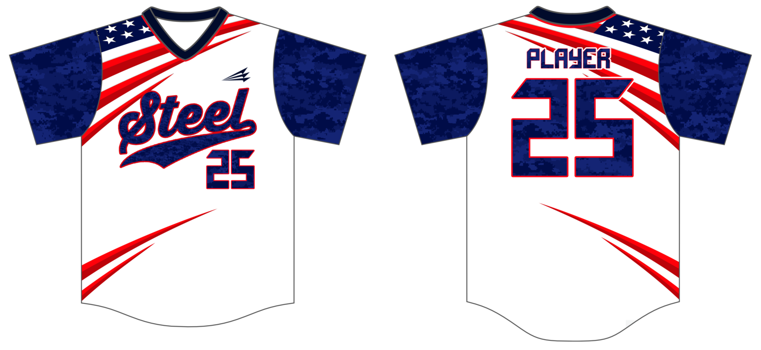 SC Steel Custom HexaFlex Baseball Jersey #J4C