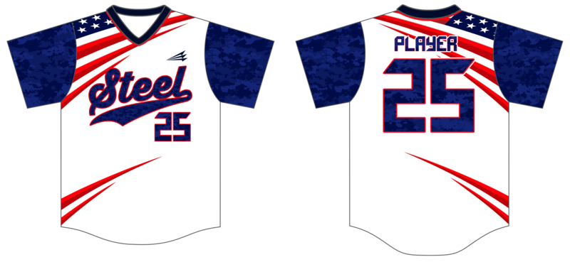 SC Steel Custom HexaFlex Baseball Jersey #J4C