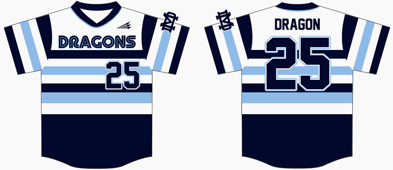 Mandeville Dragons Custom HexaFlex Baseball Jersey #J1