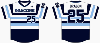 Mandeville Dragons Custom HexaFlex Baseball Jersey #J1