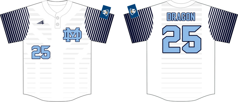 Mandeville Dragons Custom HexaFlex Baseball Jersey #J2B