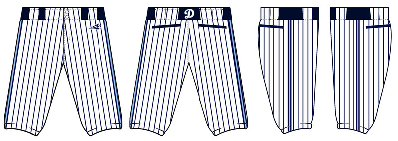 Mandeville Dragons Custom Knickers Baseball Pant #BP3