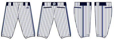Mandeville Dragons Custom Knickers Baseball Pant #BP3