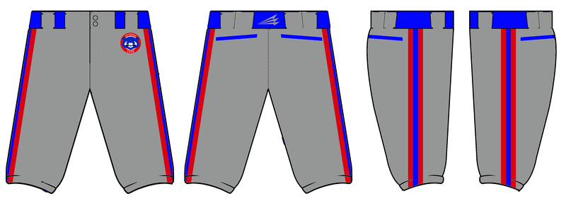 Mid-Michigan Cubs Custom Knicker Baseball Pant #BP1C
