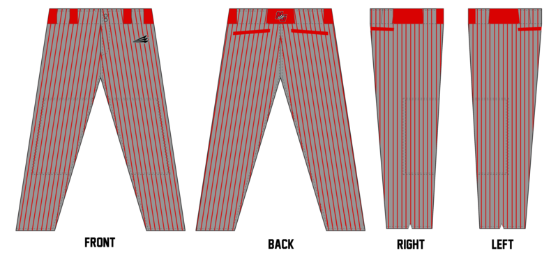 North Georgia Drive Custom Long Relaxed Baseball Pant #BP1c