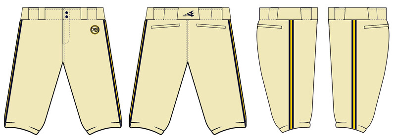Michigan Brewers Stacheman Elite Custom Knicker Baseball Pants #BP5B