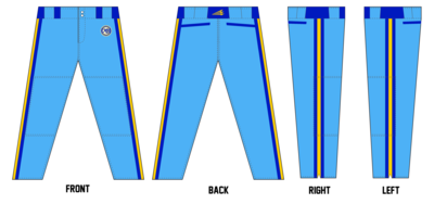 Michigan Brewers Stacheman Elite Custom Long Baseball Pants #BP4B