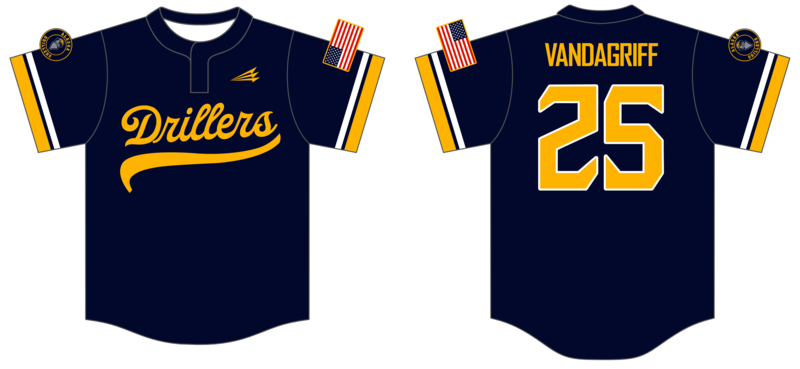 Alaska Drillers Custom HexaFlex Baseball Jersey #J4c