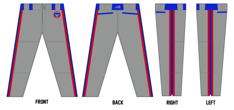 Mid-Michigan Cubs Custom Relaxed Baseball Pant #BP1B
