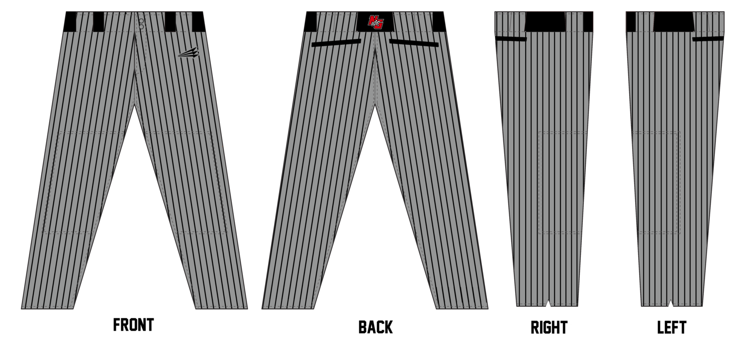 North Georgia Drive Custom Long Relaxed Baseball Pant #BP2c