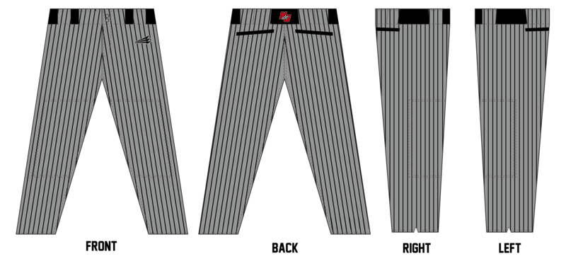 North Georgia Drive Custom Long Relaxed Baseball Pant #BP2c