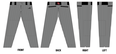 North Georgia Drive Custom Long Relaxed Baseball Pant #BP2c