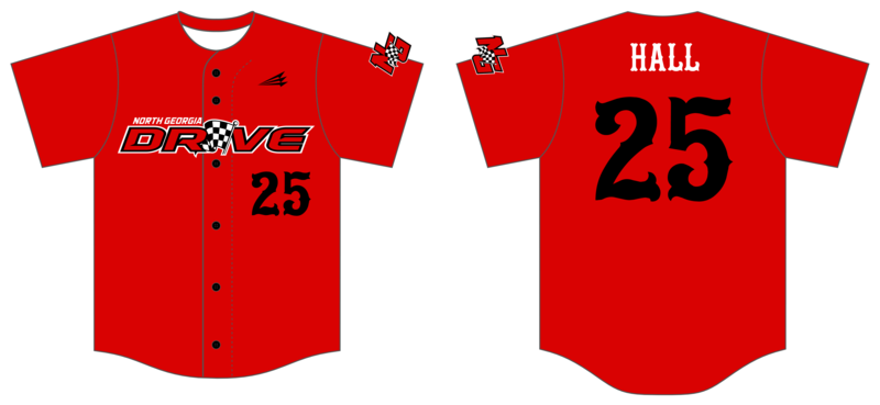North Georgia Drive Custom HexaFlex Baseball Jersey #J1d