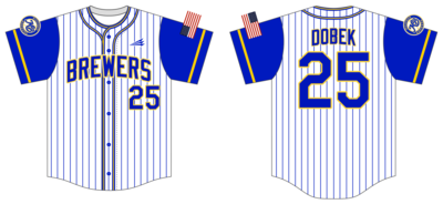 Michigan Brewers Custom Hexaflex Baseball Jersey #J1C