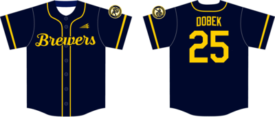 Michigan Brewers Custom Hexaflex Baseball Jersey #J3F