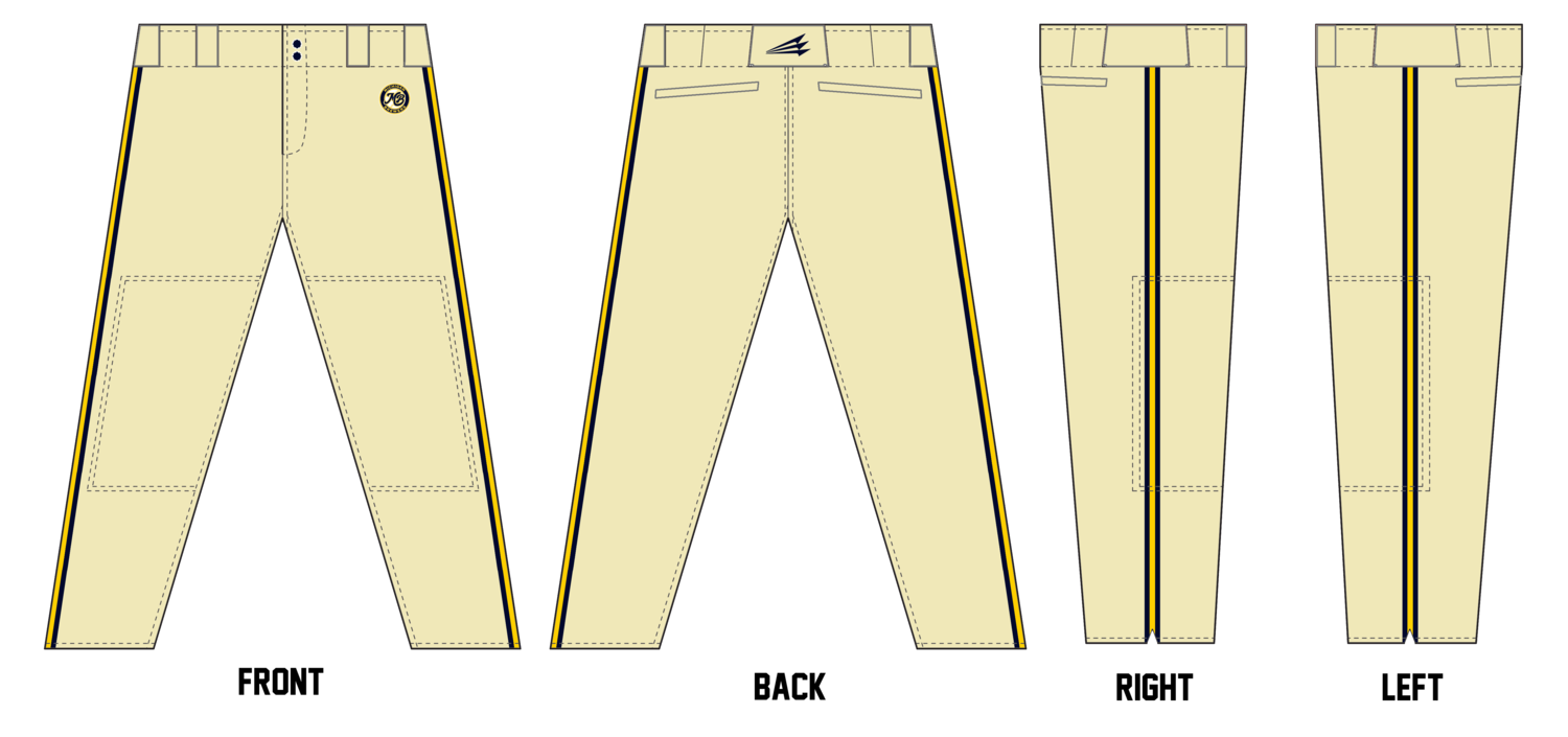 Michigan Brewers Stacheman Elite Custom Long Baseball Pants #BP5A