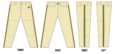 Michigan Brewers Stacheman Elite Custom Long Baseball Pants #BP5A