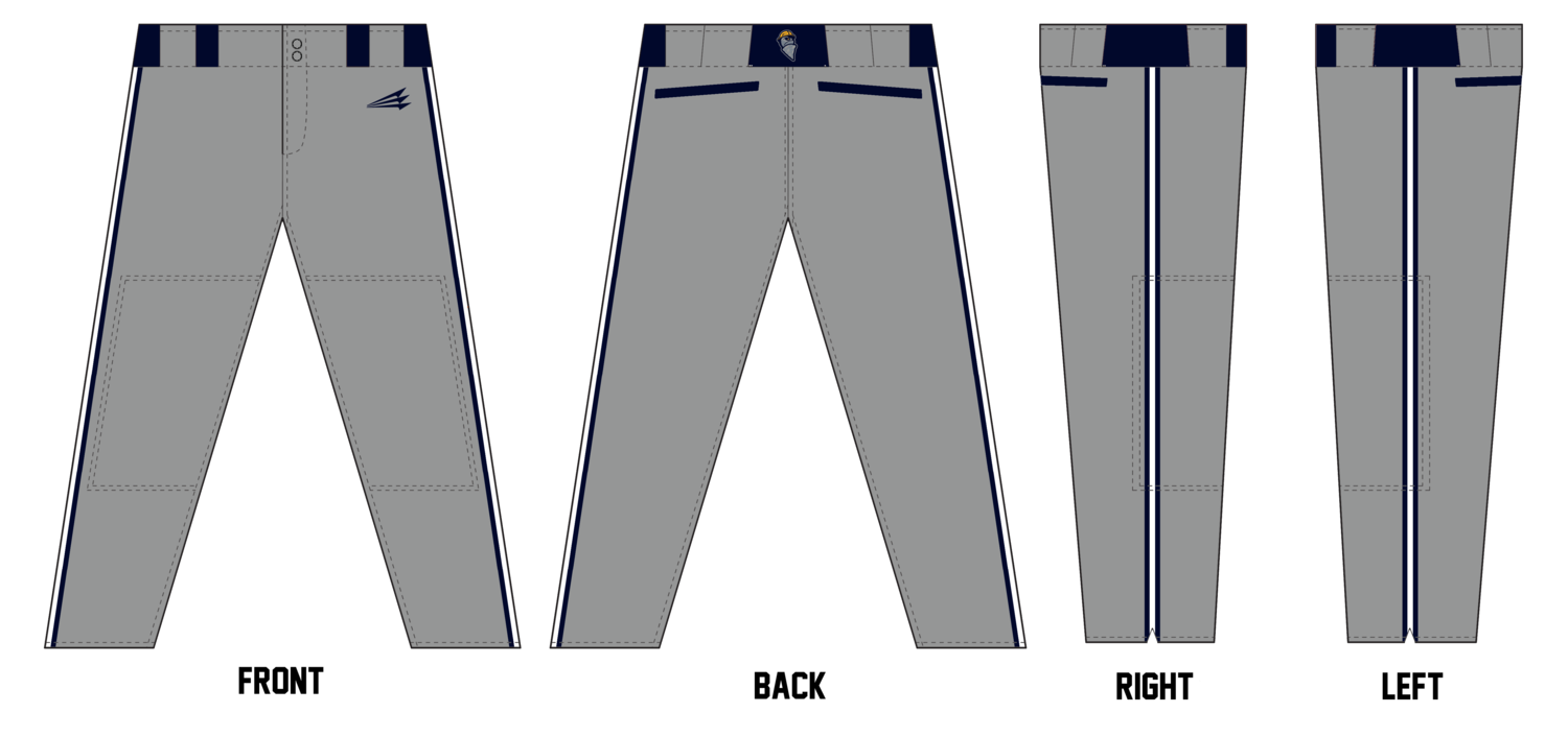 Alaska Drillers Custom Long Relaxed Baseball Pant #BP8a