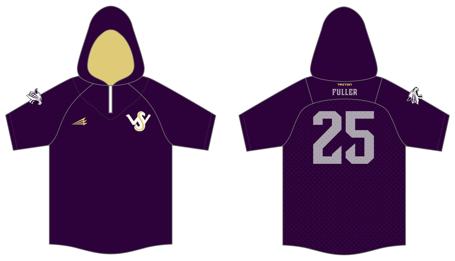 West Stokes Wildcats Custom Batting Practice Jacket #BPJ8