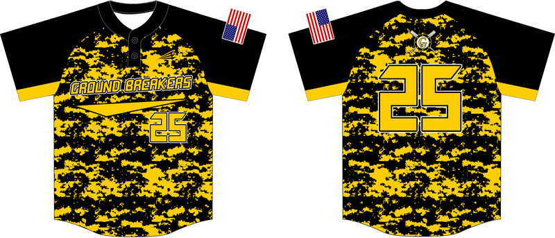 Ground Breakers (G3) Custom HexaFlex Baseball Jersey #J5