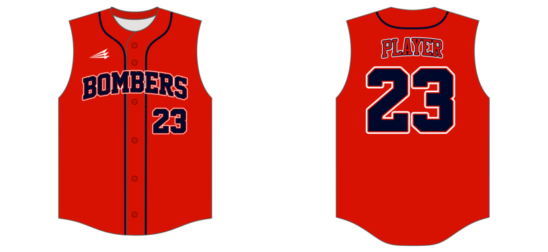 Fort Bend Bombers Custom HexaFlex Baseball Jersey #J4
