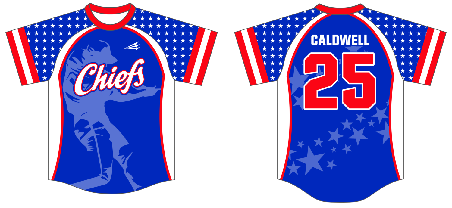 Tennessee Chiefs Custom HexaFlex Baseball Jersey #J7B