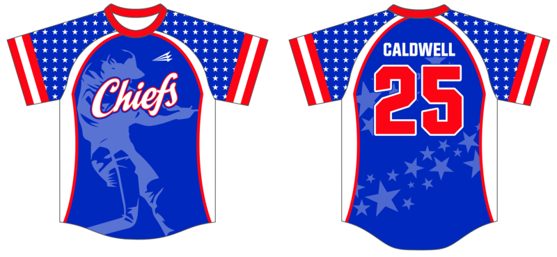 Tennessee Chiefs Custom HexaFlex Baseball Jersey #J7B