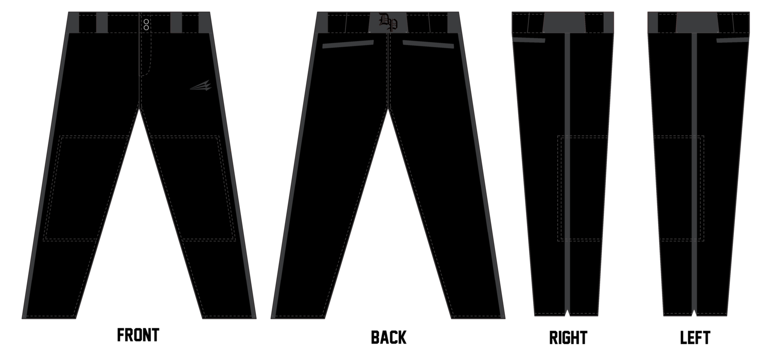 Dream Park Stacheman Elite Custom Pro-Fit Baseball Pants #BP1F
