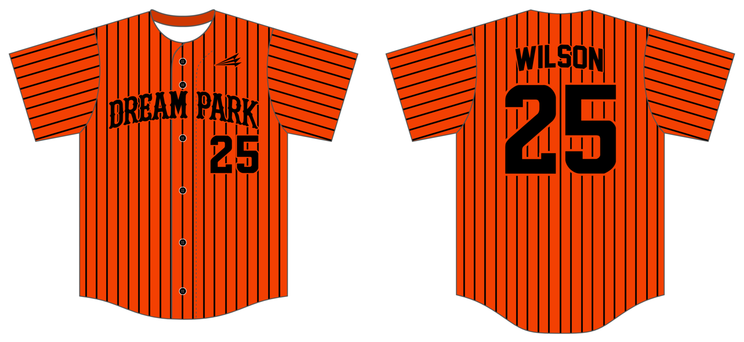 Dream Park Custom Hexaflex Baseball Jersey #J3D