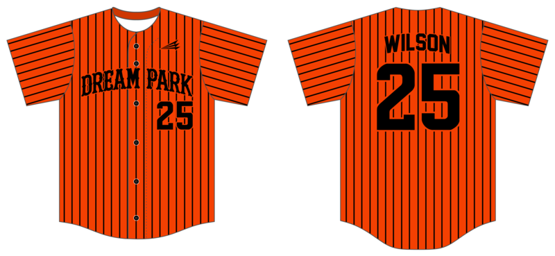 Dream Park Custom Hexaflex Baseball Jersey #J3D