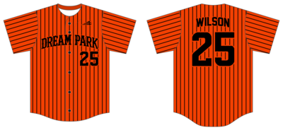 Dream Park Custom Hexaflex Baseball Jersey #J3D