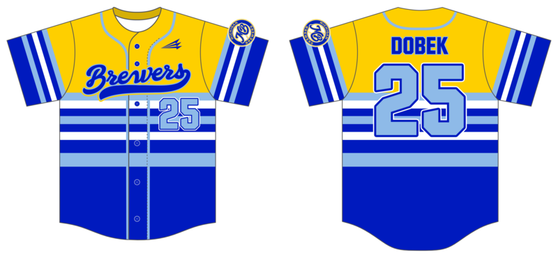 Michigan Brewers Custom Nanodri Baseball Jersey #J16B