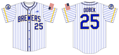 Michigan Brewers Custom Hexaflex Baseball Jersey #J1D