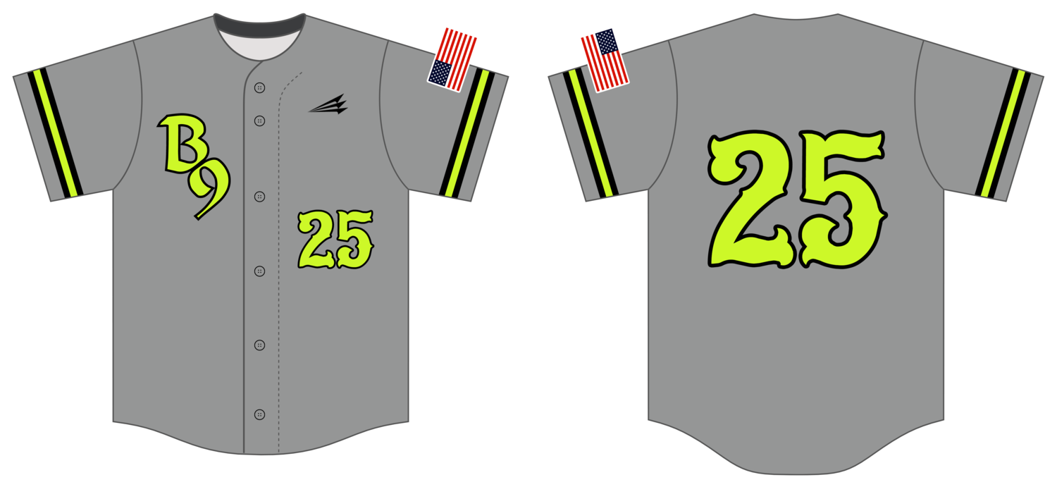 B9 Custom HexaFlex Baseball Jersey #J1