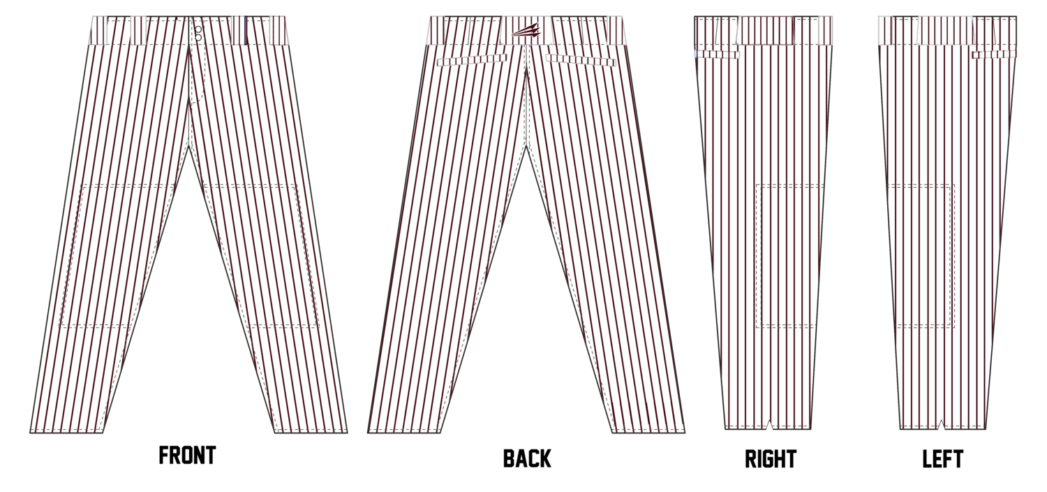 Arkansas Wildcats Custom Knicker Baseball Pant #BP1B